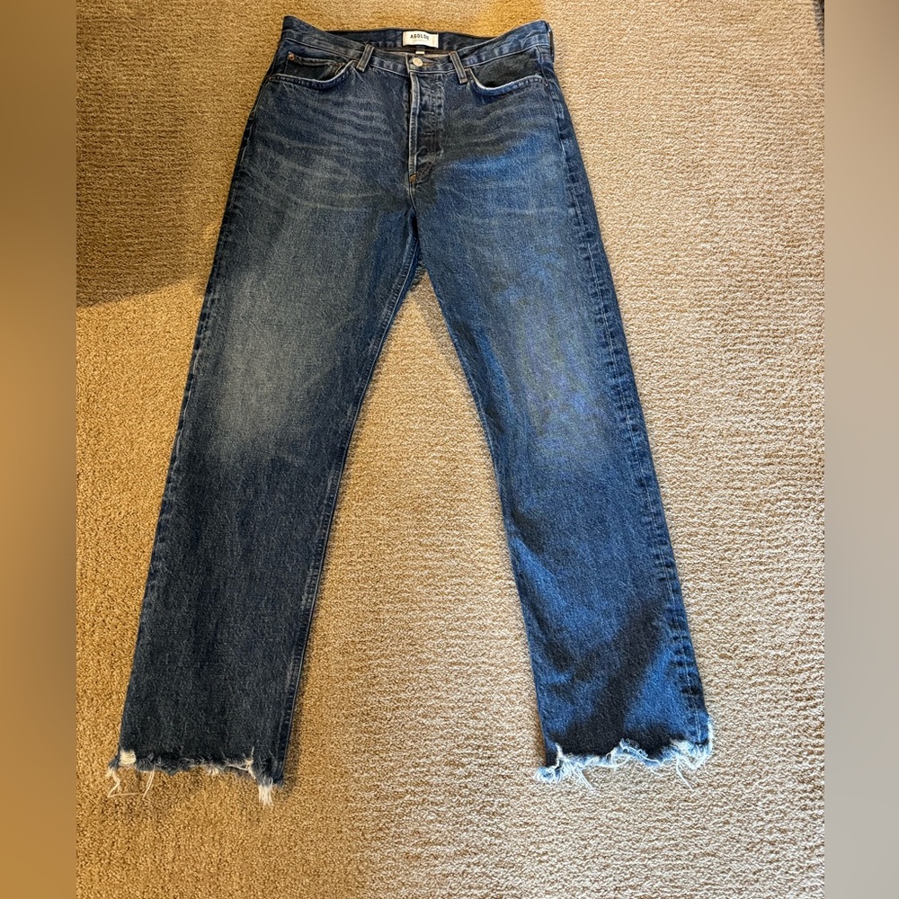Agolde 90s Pinch Waist High-Rise Straight Leg Jeans